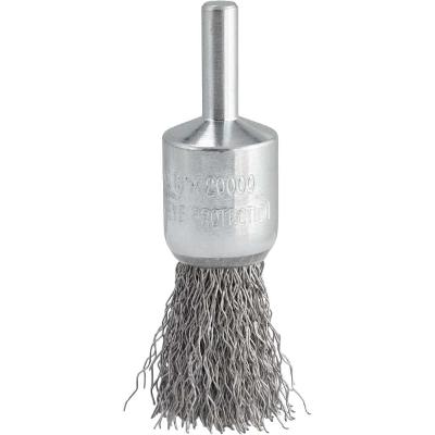 Escova Pincel 19Mm Haste 6Mm Aço Inox Ondulado Vonder