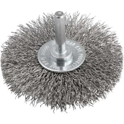 Escova Circular 3X3/8'' 20000Rpm Aço Inox Ondulada Vonder 1/4'' Haste