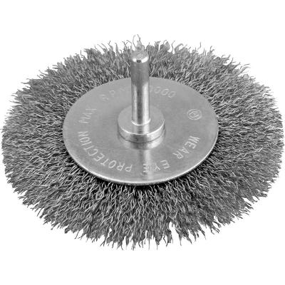 Escova Circular 4X1/2'' 20000Rpm Aço Inox Ondulada Vonder 1/4'' Haste Resistente à Oxidação