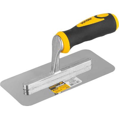 Desempenadeira Inox 24X10cm Lisa Cabo Emborrachado Vonder