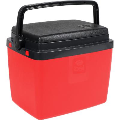 Caixa Térmica Bel 6 Litros Vermelha e Preta com Isolamento Térmico e Trava