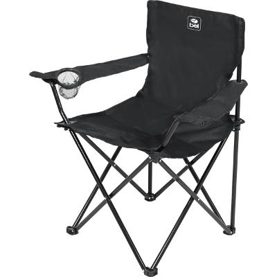 Cadeira Camping Dobrável Araguaia Comfort 90kg Preta Bel