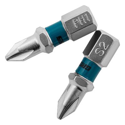 Bit Phillips PH1 25mm 1/4'' 2 Pçs Aço S2 Gross Ideal Parafusadeira