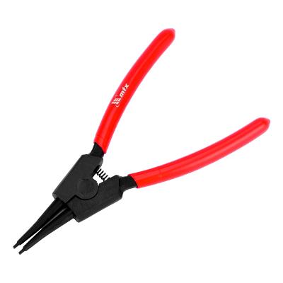 Alicate Para Anéis Externos Bico Reto 6Pol 150mm Aço Carbono MTX