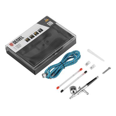 Aerógrafo Denzel 7ml 9L/min 0.2/0.3/0.5mm Latão Dupla Ação