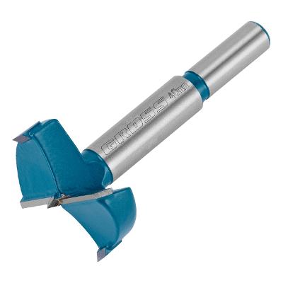 Broca Fresadora Forstner Madeira 40mm Haste Cilíndrica Aço 45 VK8 Gross 70484055