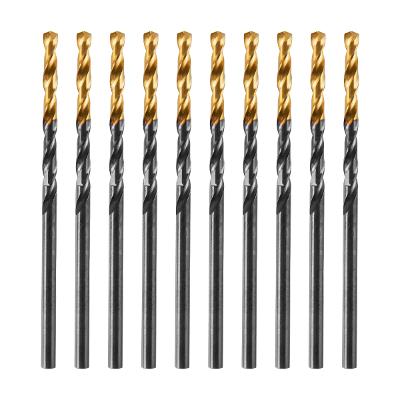 Broca Aço Rápido Nitreto Titânio 2,5mm 10pcs Profissional Gross Golden Tip 71720455