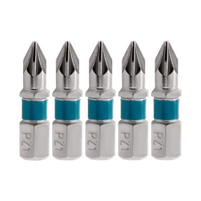 Bits PZ1 Pozidriv Aço Rápido 5pcs 25mm Gross 1152355 Alta Resistência