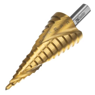 Broca Escalonada 4-32mm Aço Rápido HSS Triangular Nitreto de Titânio 1PC MTX 723599