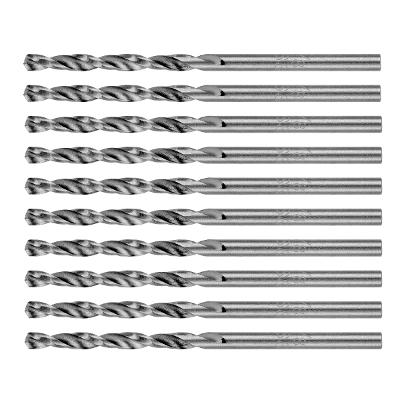 Broca Aço Rápido Standard para Metal 10 Unidades 1/8'' HSS Ângulo 118 Graus Kit MTX