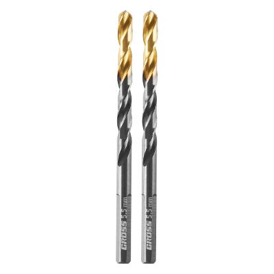 Broca Aço Rápido Nitreto Titânio 5,5mm 2pcs Profissional Gross