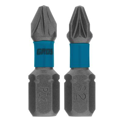 Bit Torção PZ2 25mm Gross 1147855 2 PCS Impacto