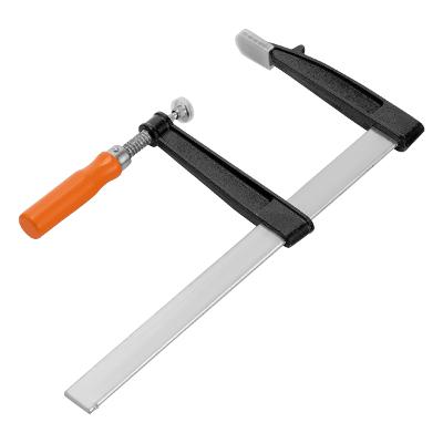 Grampo Sargento Tipo F Aço Carbono 300x120x365mm Cabo Madeira 1PC Sparta 2043855