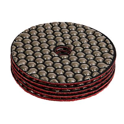 Disco Diamantado Flexível Lixamento Seco 100mm 200 Grãos 5 Peças MTX 735029