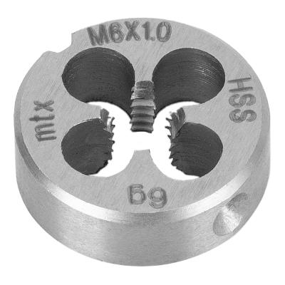 Cossinete Manual Aço Rápido M6 x 1mm 6G Precisão Direita 20mm MTX