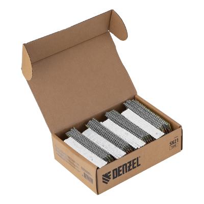 Pregos Galvanizados para Pregador Pneumático 90mm 3,05mm 2000 Unidades Denzel Resistente à Corrosão