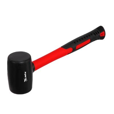 Martelo de Borracha 450g Cabo Fibra Vidro Profissional MTX
