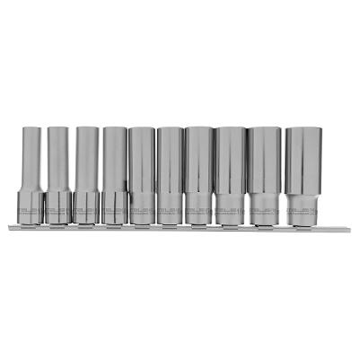 Jogo Soquete Sextavado 1/2'' 10-22mm Stels 1359055 10PCS