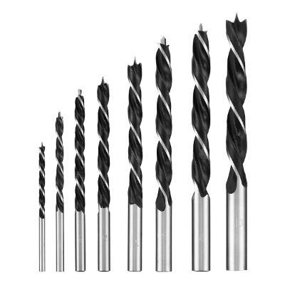 Jogo de Brocas Madeira Sparta 3-10mm 8 Peças Aço 45 Brocas para Madeira