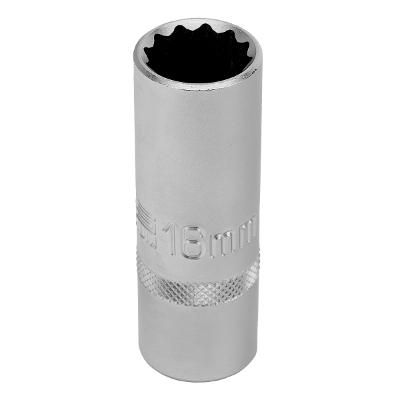 Soquete Vela 1/2'' 16mm CrV Hexagonal Stels 1363655 - Encaixe Automotivo
