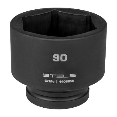 Soquete Impacto 1'' 90mm Aço Cromo Molibdênio Stels 1405955