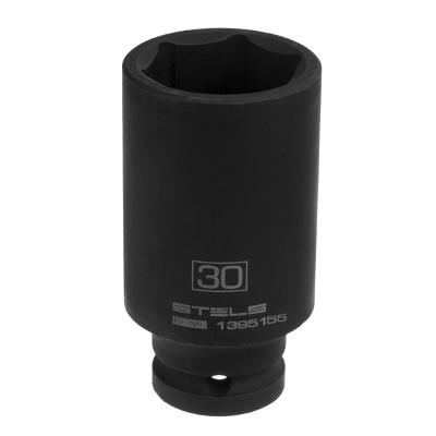 Soquete Estriado 1/2'' Encaixe 3/4'' Cromo Vanádio 30mm Aço CrMo Stels