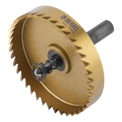 Serra Copo Metal 70mm Nitreto Titânio 1PC M10x1.5 HSS Durável Denzel 72412355