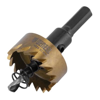 Serra Copo Metal 30mm Nitreto Titânio 1PC M10x1.5 HSS Durável Denzel 72410855