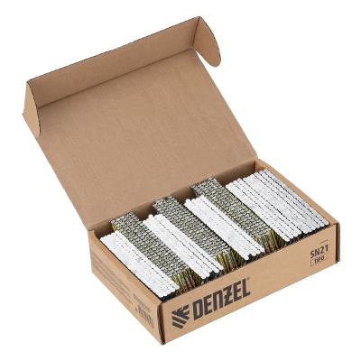 Pregos Galvanizados para Pregador Pneumático 75mm 3.05mm 2000 Unidades Resistentes Denzel