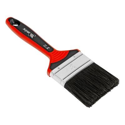 Trincha Pincel 3'' Tintas Esmalte Óleo Cerdas Pretas Cabo 2 Componentes 1PC MTX Profissional