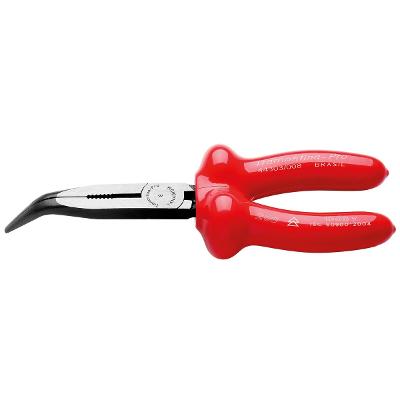 Alicate Bico Curvo 8'' Isolado 1000V Tramontina PRO IEC 60900 NR 10 Aço Cromo Vanádio