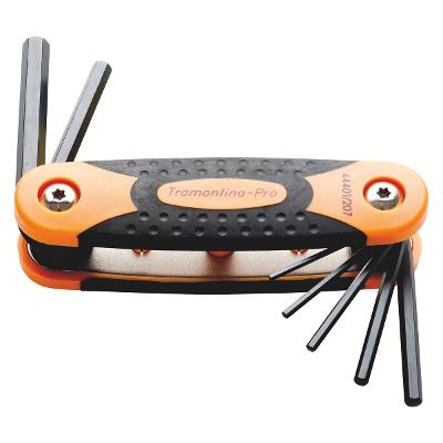 Jogo de Chaves Hexagonais com Armação 7 Peças Tramontina PRO 2, 2.5, 3, 4, 5, 6 e 8mm