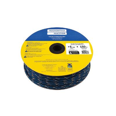 Corda Trançada Pet 6mm 150m 265,4kgf Tramontina Master Resistente