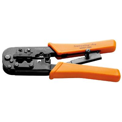 Alicate Crimpador RJ11 RJ12 RJ45 Tramontina PRO Aço Inoxidável Conexões de Rede