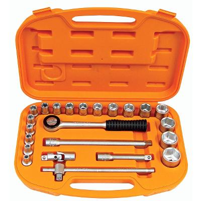 Maleta com Soquetes Tramontina PRO 1/2'' 23 Peças Aço CrV