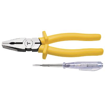 Kit Alicate 8'' 1000V e Chave Teste 1/8x3'' Tramontina Segurança e Praticidade