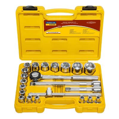 Jogo Soquetes 1/2'' Tramontina Master 22 Peças Profissional