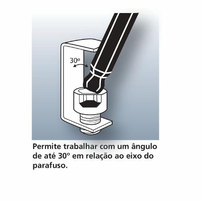 Jogo Chaves Hexagonais 14 Tramontina PRO Aço Cromo Vanádio