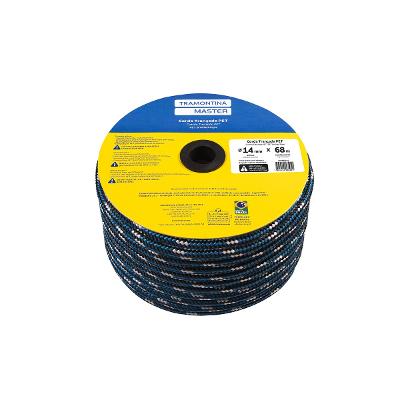 Corda Trançada Pet 14mm 68m 1307kgf Tramontina Master Resistente