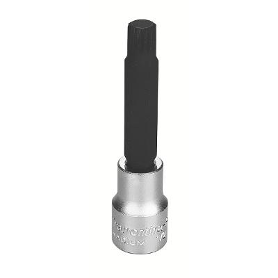 Soquete 1/2'' Multidentado 12mm Aço CrV Tramontina PRO
