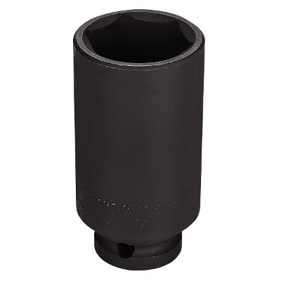 Soquete de Impacto Sextavado Longo 30mm 1/2'' Aço Cromo Molibdênio Tramontina PRO - DIN 3129