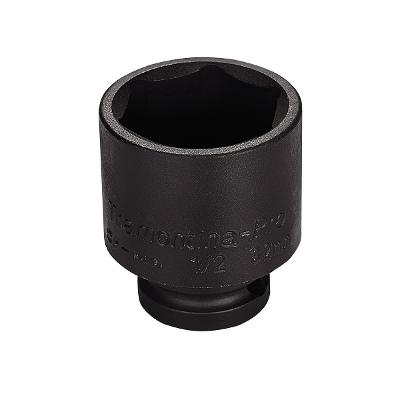 Soquete de Impacto Sextavado 32mm 1/2'' Aço Cromo Molibdênio Tramontina PRO - Durabilidade e Força