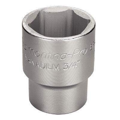 Soquete Sextavado 41mm 3/4'' Aço Cromo Vanádio Tramontina PRO Hyper Drive DIN 3124