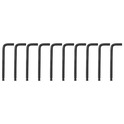 Chave Allen Longa Abaulada 12mm 10pçs Crv Mtx Ferramenta Profissional