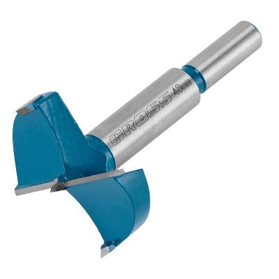 Broca Fresa Forstner 48mm Aço 45 VK8 Gross 70484855 Furos Precisos Madeira