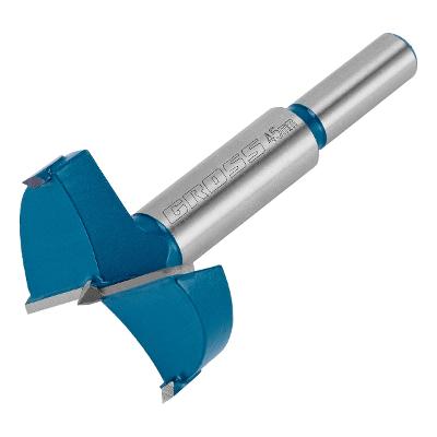 Broca Fresa Forstner 45mm Aço 45 VK8 Furos Precisos Madeira