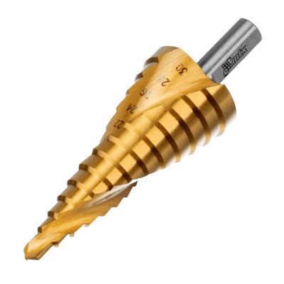 Broca Escalada HSS Espiral 6-30mm MTX Aço Rápido Titânio