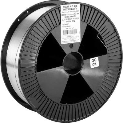 Arame Mig Aço Inox Er316LSi 1,2 Mm 15 Kg Carretel Vonder Soldagem