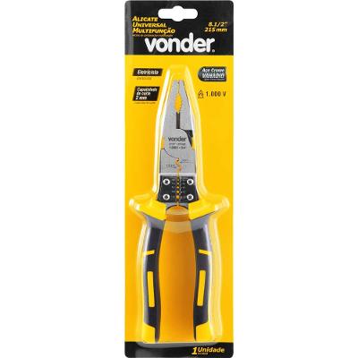 Alicate Universal 8.5'' 2.0mm 0.5-5.0mm² 1000V Vonder Multifunção