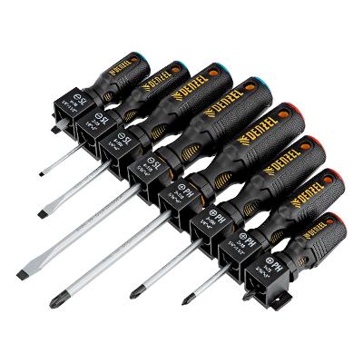 Jogo Chaves Fenda/Phillips CRV 8 Peças Denzel Profissional e Hobbista